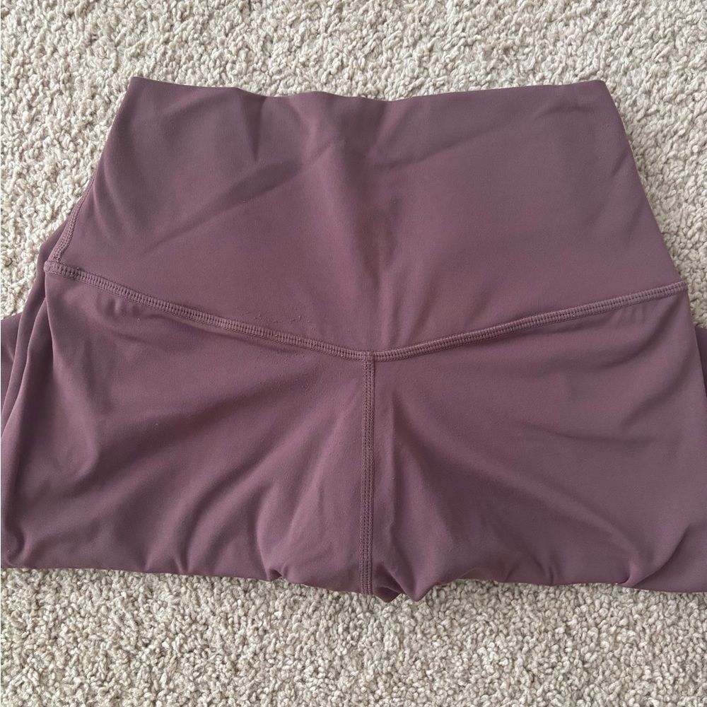 Stylish Women's Leggings - Teal, Mint, Mauve, and Dark Purple - Picture 3 of 6